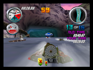 Hydro Thunder (France) In game screenshot